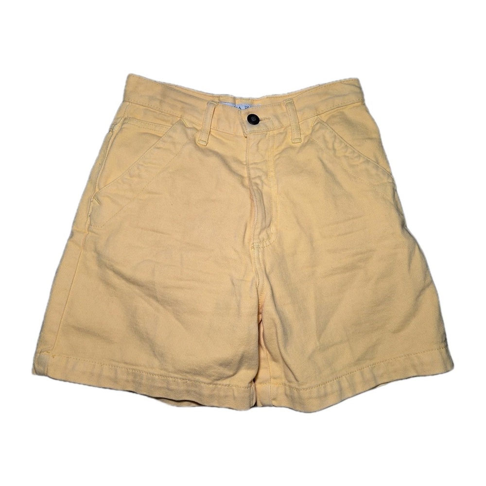 Vintage Montana Blues Yellow‎ High Waisted Denim Shorts Women's Size 3